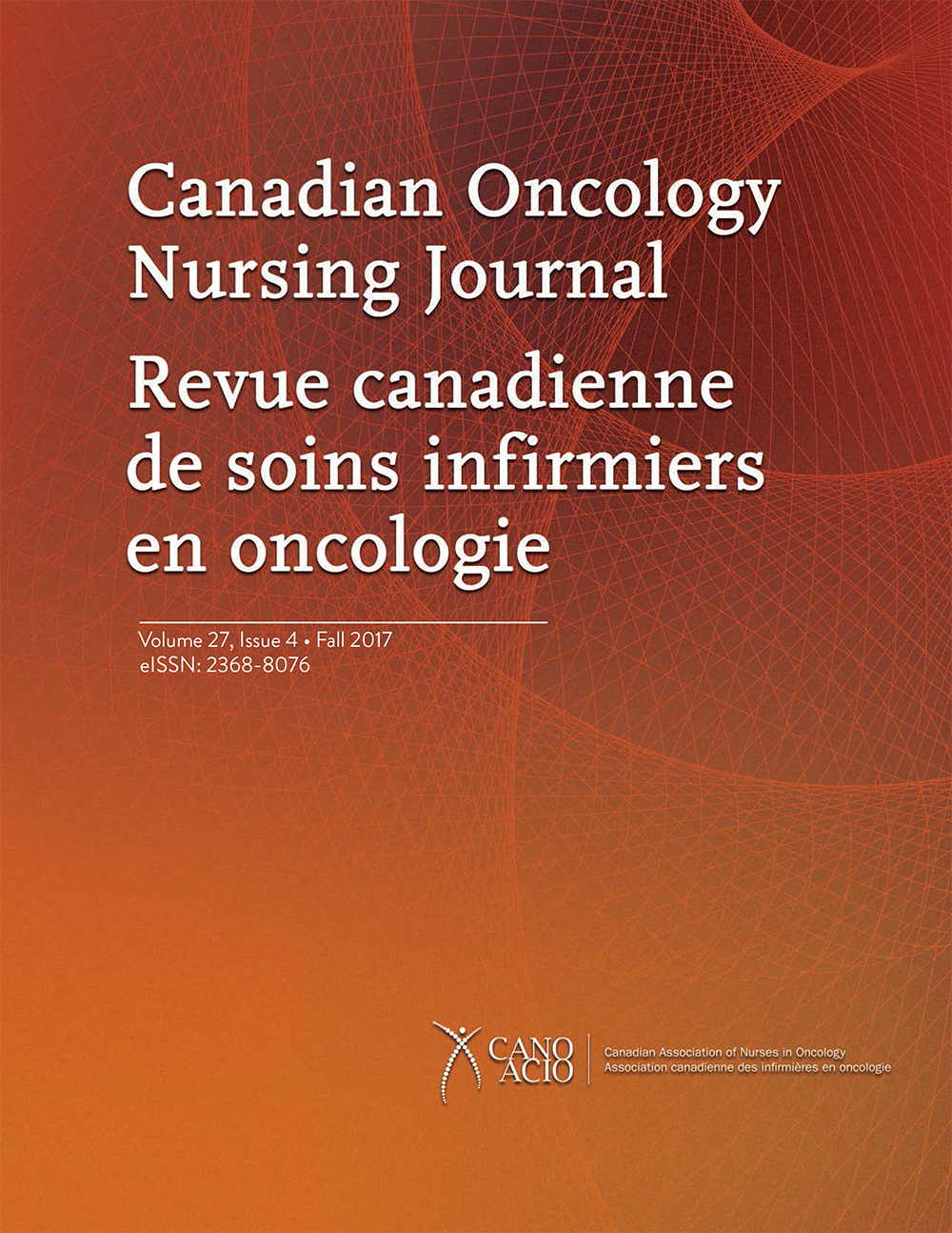 Canadian Oncology Nursing Journal cover